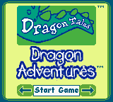 Dragon Tales - Dragon Adventures (USA) Title Screen